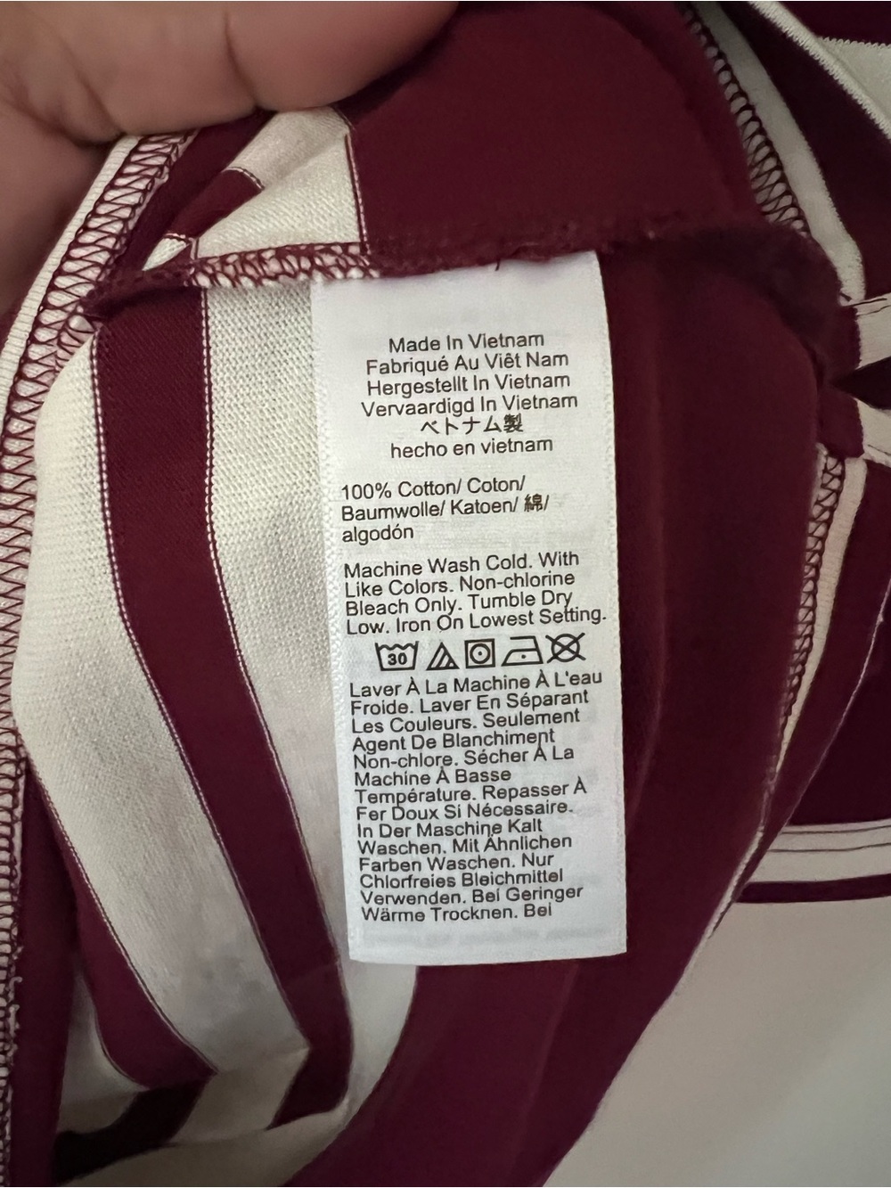 NWT J. Crew Boatneck Mini Sheath Dress Sz S Burgundy White Striped Mariner Cloth - Picture 6 of 10